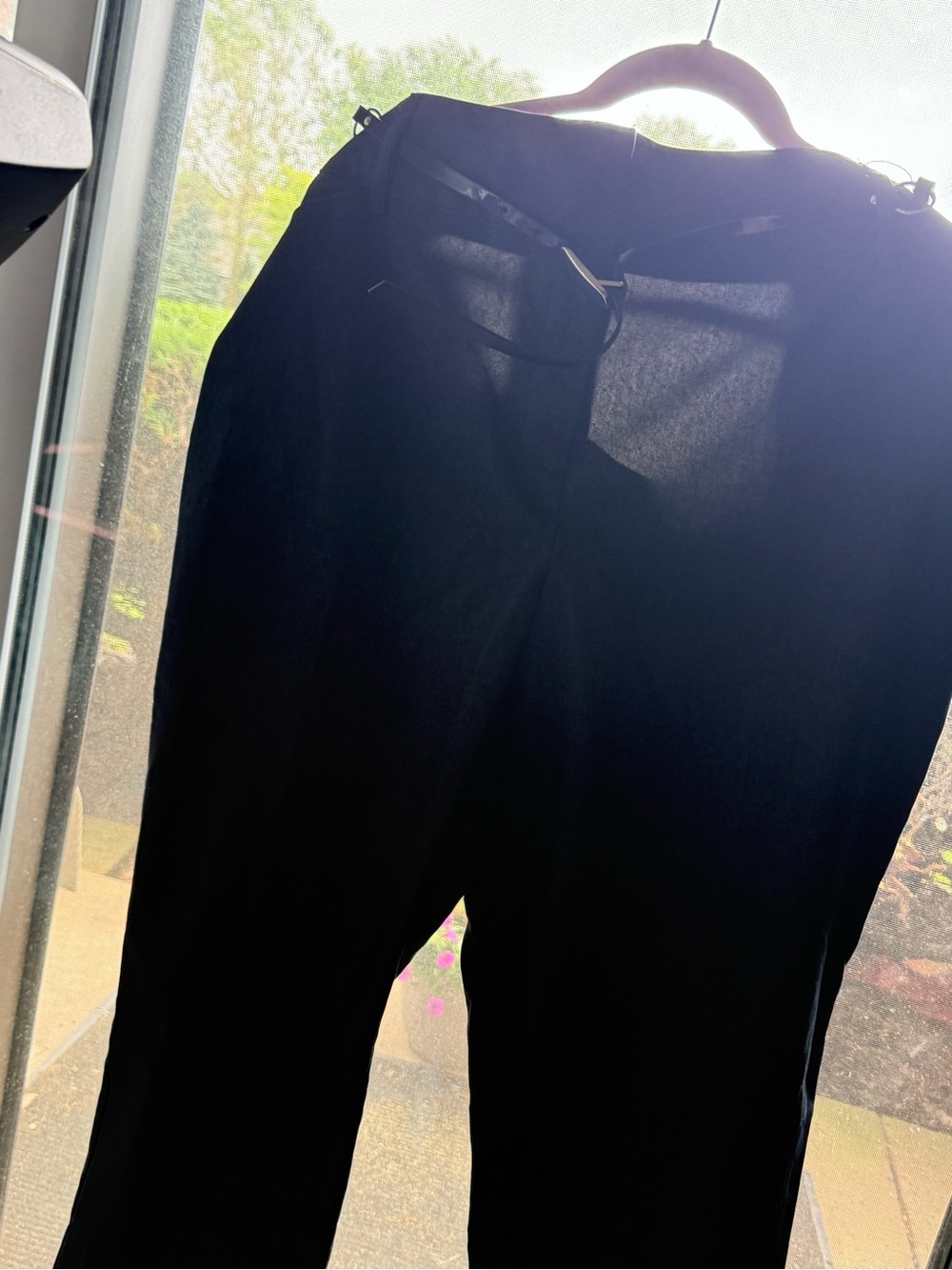 Dana Buchman Indigo Blue Women’s Dressy Capri with belt